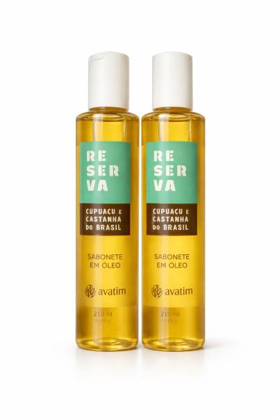kit 2 Sabonete em Óleo Cupuaçu & Castanha do Brasil 210ml